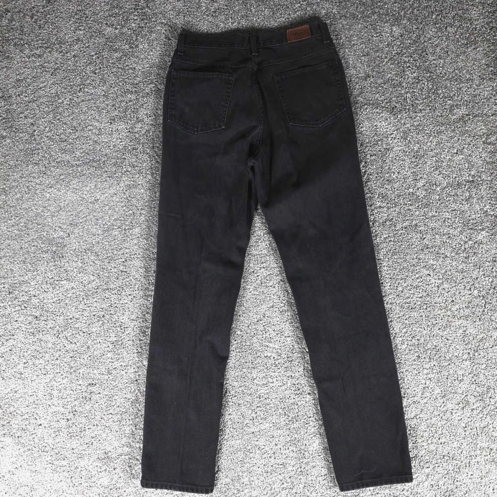 Vintage L.L.Bean Men's 31x34 Black Classic Fit Straight Leg Cotton Jeans‎